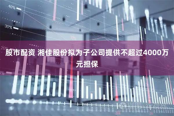 股市配资 湘佳股份拟为子公司提供不超过4000万元担保