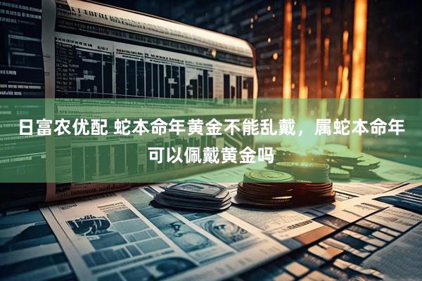 日富农优配 蛇本命年黄金不能乱戴，属蛇本命年可以佩戴黄金吗