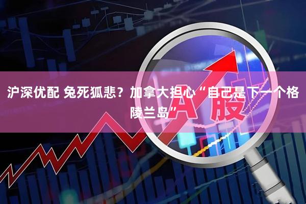 沪深优配 兔死狐悲？加拿大担心“自己是下一个格陵兰岛”